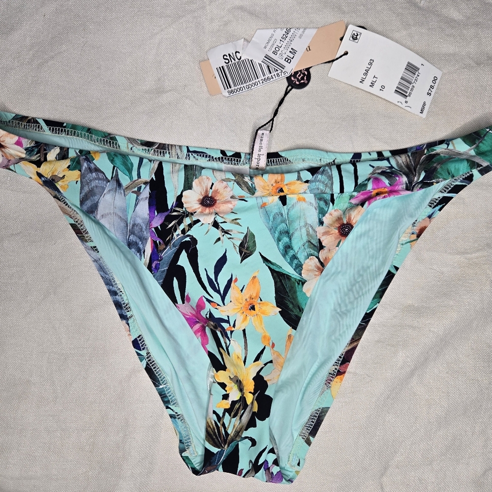 Floral Bikini Bottom- Nanette Lepore-
